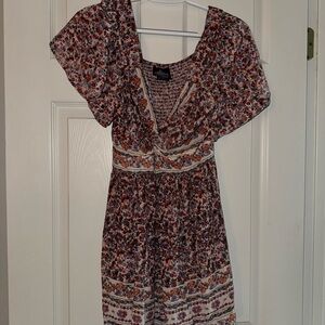 Angie Multicolor Floral Mini Dress